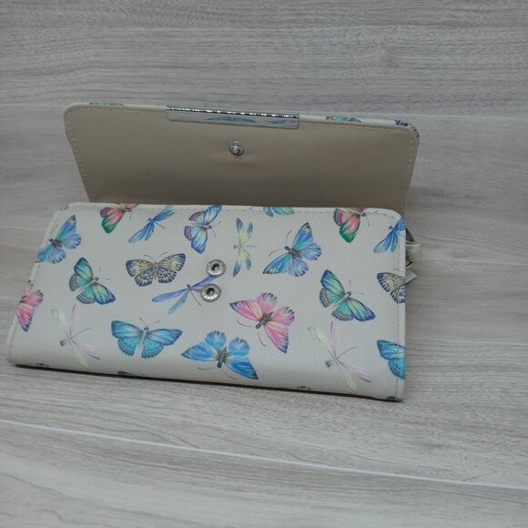 Mundi Cares Bufferfly Crossbody Purse RFID Protected/NWT - Picture 4 of 13